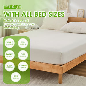 ผ้า10% ปูเตียงขนาดคิงไซส์ผ้าคอตตอนนำไฟฟ้าทำจากด้ายสีเงินขนาดคิงไซส์ผ้าปูสายดิน - Product Image 3