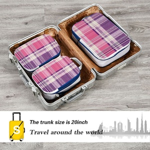 New Fashion Three-piece Set Waterproof Travel <b>Storage</b> <b>Toiletry</b> Bags Zipper Pouch Organizer Makeup Cosmetic Bag - Product Image 5