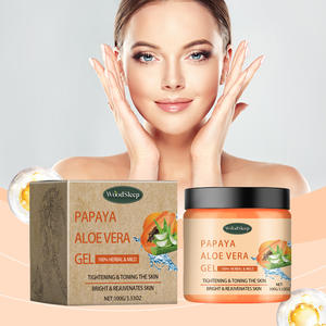 Hidratante facial orgánico natural Crema facial Loción hidratante antiarrugas Papaya Crema facial de aloe - Product Image 1