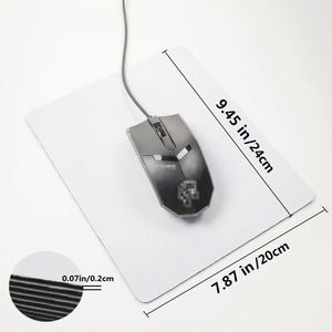 Tapis de souris vierges en néoprène pour sublimation, personnalisables avec logo, pour transfert à chaud, en caoutchouc imprimé - Product Image 4