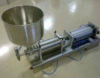Machine de remplissage de liquide en pâte de type piston pneumatique pur
