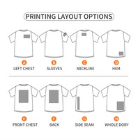 Custom logo bedrukte T-shirt heren effen T-shirt voor heren Dry Fit T-shirt 100% polyester T-shirt sublimatie blanks T-shirt met logo