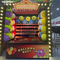 Tolefun & jelliemons parc d'attractions populaires enfants jouets intérieur grandes poupées jeux à pièces Lots lumières LED carnaval jeux à mi-chemin
