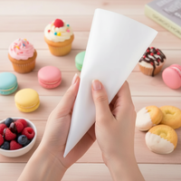 Poches à douille jetables épaissies pour décoration, ensemble d'outils de pâtisserie pour crème, biscuits, gâteaux, emballage de boîtes et décoration de gâteaux