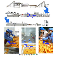 Volledig automatische frietmachine, aardappelreepverwerkingslijn voor grootschalige productie van diepvriesproducten