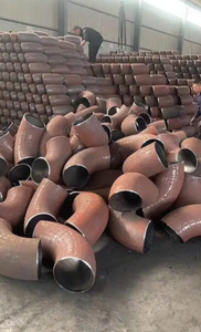 Raccord de tuyauterie industriel personnalisable en acier haute résistance, coude à 90/45 degrés pleine taille avec connectivité à bride, pour le transport mondial de produits - Product Image 4