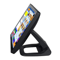 Terminal Punto de Venta Todo en Uno con Pantalla Táctil Plegable de Aleación de Aluminio de 15.6+9.7 Pulgadas, Diseño Plegable de Fábrica DM para una Solución Rentable
