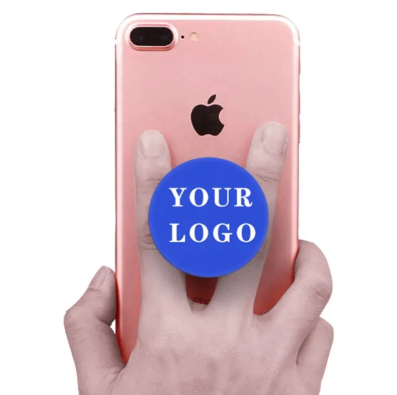 Fabrika ücretsiz özel cep telefonu tutucu cep telefonları aksesuarları halka kavrama halkalı telefon kılıfı prizler ile özelleştirmek Logo