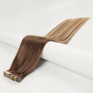 Extensiones de Cabello Amygirl 100% Remy, Lisas, de una Sola Trama, con Cinta Adhesiva, Cabello Humano Virgen Ruso, Estilo Yaki, Todos los Colores Disponibles - Product Image 5