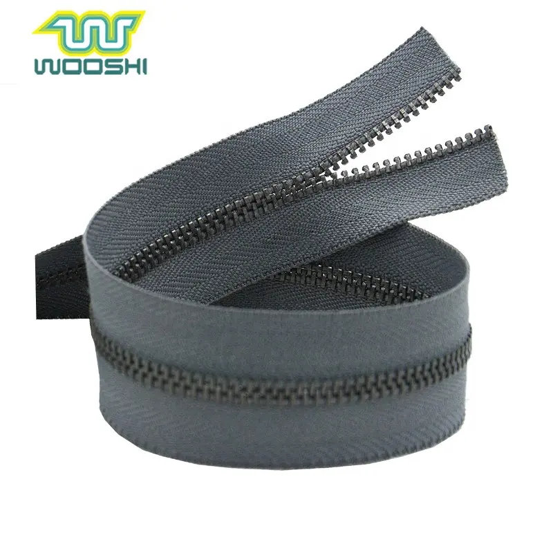 ECO-Friendly Handbag Accessories #5 Grey Metal Zipper For Shoulder Bag Gray Metal Zipper for Messenger Bag