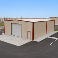 Atelier de structure en acier à grande portée, bâtiment préfabriqué en métal pour la production industrielle et les solutions de stockage