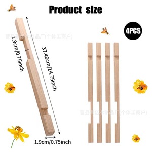Protector de entrada de nido de abejas de madera, herramientas de apicultura, apertura de ventilación para colmena, accesorios de sellado de cartón - Product Image 4
