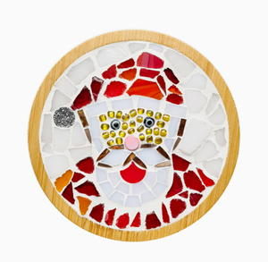Christmas Art Mosaic Coaster DIY Kit Wooden <b>Craft</b> <b>Set</b> <b>for</b> <b>Adults</b> and Teens Unisex Holiday Decor Project - Product Image 5