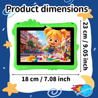 Tablette éducative pour enfants YPORANGECHENG 8 pouces, Android 8.1, processeur MTK Octa Core, 2 Go de RAM, 16 Go de stockage, batterie 3000 mAh, logo personnalisé OEM