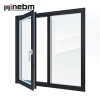 Ventanas Abatibles Certificadas de Florida, Ventanas Abatibles de Aluminio con Doble Vidrio, Ventanas Abatibles con Triple Acristalamiento para Casa