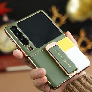 เคสโทรศัพท์ Huawei PuraX รุ่นใหม่ แบบชิ้นเดียว ป้องกันบานพับ พร้อมสายคล้องมือ ที่วางโทรศัพท์แบบหมุนได้ สำหรับโทรศัพท์มือถือหน้าจอพับได้ - Product Image 4