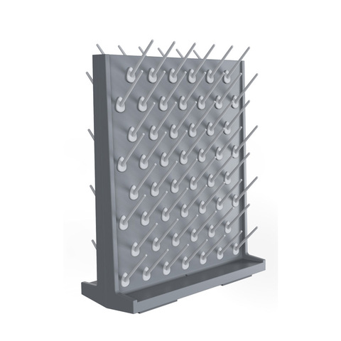 Laboratory Furniture Lab Pegboard Chemical Resistant Lab PP Wall Mounted Drying Rack