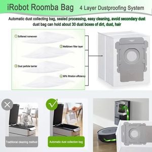 22 pièces d'accessoires de remplacement pour aspirateur robot <span class=keywords><strong>iRobot</strong></span> I7 I7+ E5 <span class=keywords><strong>I3</strong></span>+ I4 I6 I6+ I8 I8+ : brosse latérale, filtre HEPA, brosse principale - Product Image 5