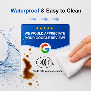Placa Acrílica NFC Multilingüe para Reseñas de Google, Resistente al Agua, Escaneo Instantáneo, Panel de Visualización - Product Image 4