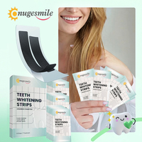 Tiras Blanqueadoras de Dientes Onugesmile con Carbón Activado, Sin Alcohol, para Eliminar Manchas Suaves en los Dientes