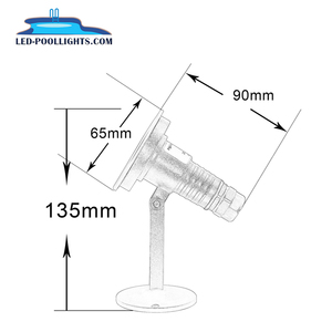 <span class=keywords><strong>Petit</strong></span> Mini Anneau 2W Encastré Couleur Changeante <span class=keywords><strong>Piscine</strong></span> <span class=keywords><strong>Spot</strong></span> Refroidi À L'eau LED Fontaine <span class=keywords><strong>Spot</strong></span> Sous-Marin - Product Image 6