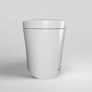 WC intelligent moderne VIVI V90, monobloc, avec chasse d'eau automatique, télécommande, siège chauffant allongé, bidet, évacuation en S - Product Image 2