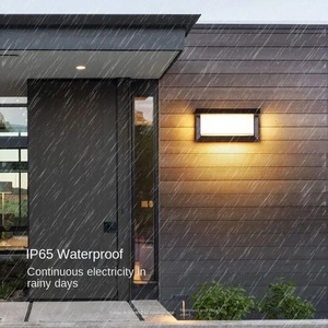 Waterproof Beautiful Modern Exterior Decorative Wall Sconce Lighting Round Surface Wall Mounted up Down <b>Light</b> Outdoor Wall <b>Light</b> - Product Image 6