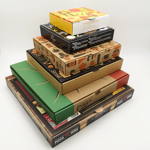 LOKYO high quality delivery custom size printed design food takeaway box wholesale pizza box