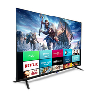 Téléviseur intelligent Android LED 4K UHD en verre trempé de qualité supérieure A+ 50 55 65 70 75 85 100 110 pouces WiFi pour les soirées cinéma en famille