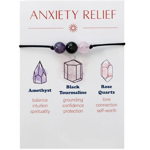 Bracelet en pierres naturelles de guérison, améthyste et œil de tigre, perles tissées, pour soulager l'anxiété et favoriser la guérison émotionnelle - Vente flash - Product Image 5