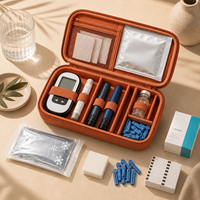 Estuche de Viaje Personalizado para Almacenamiento de Viales de Péptidos EVA, Resistente al Agua, Apto para Congelador, con Soporte para Paquete de Hielo, Suministro al por Mayor con Logotipo Personalizado