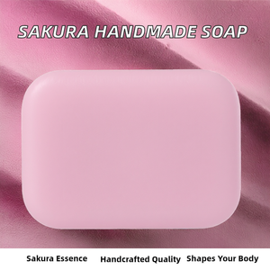 Jabón Limpiador Facial y Corporal Adelgazante LAIKOU JAPAN SAKURA, Jabón en Barra Natural Hecho a Mano, Hidrata y Nutre para Todo Tipo de Piel, 90g - Product Image 2