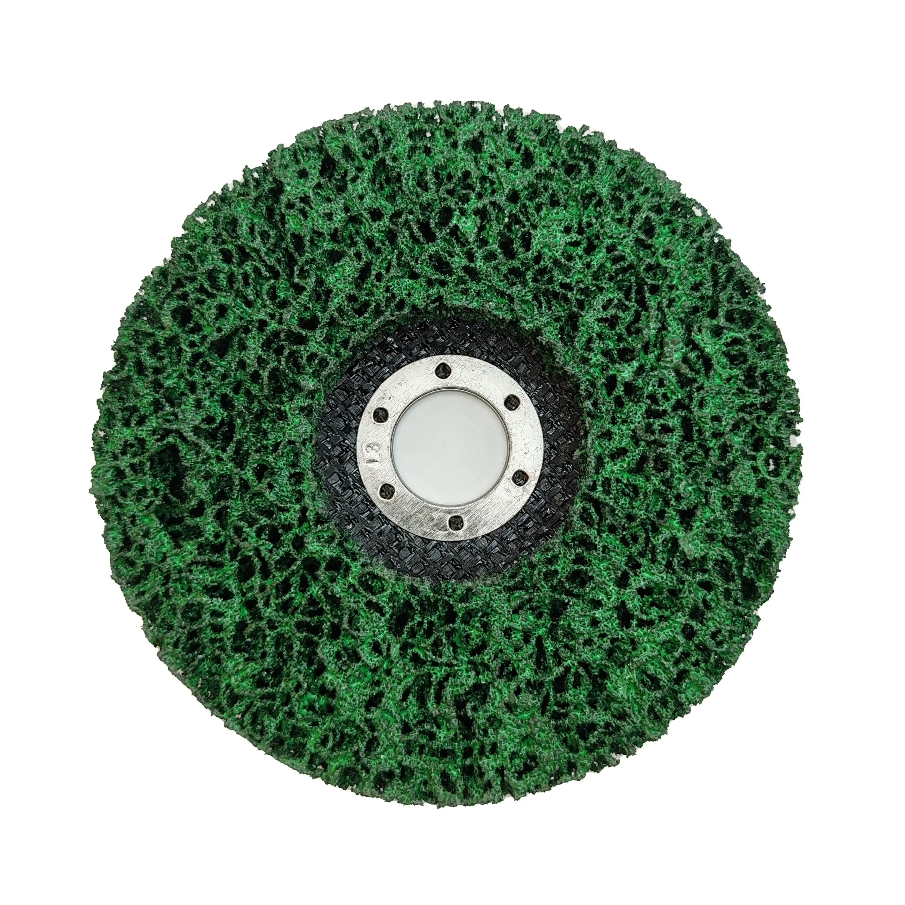 Zirconia Silicon100mm 115mm 125mm Polimento De Superfície Verde Limpar Tira De Tira Roda De Disco com Base De Fibra De Vidro