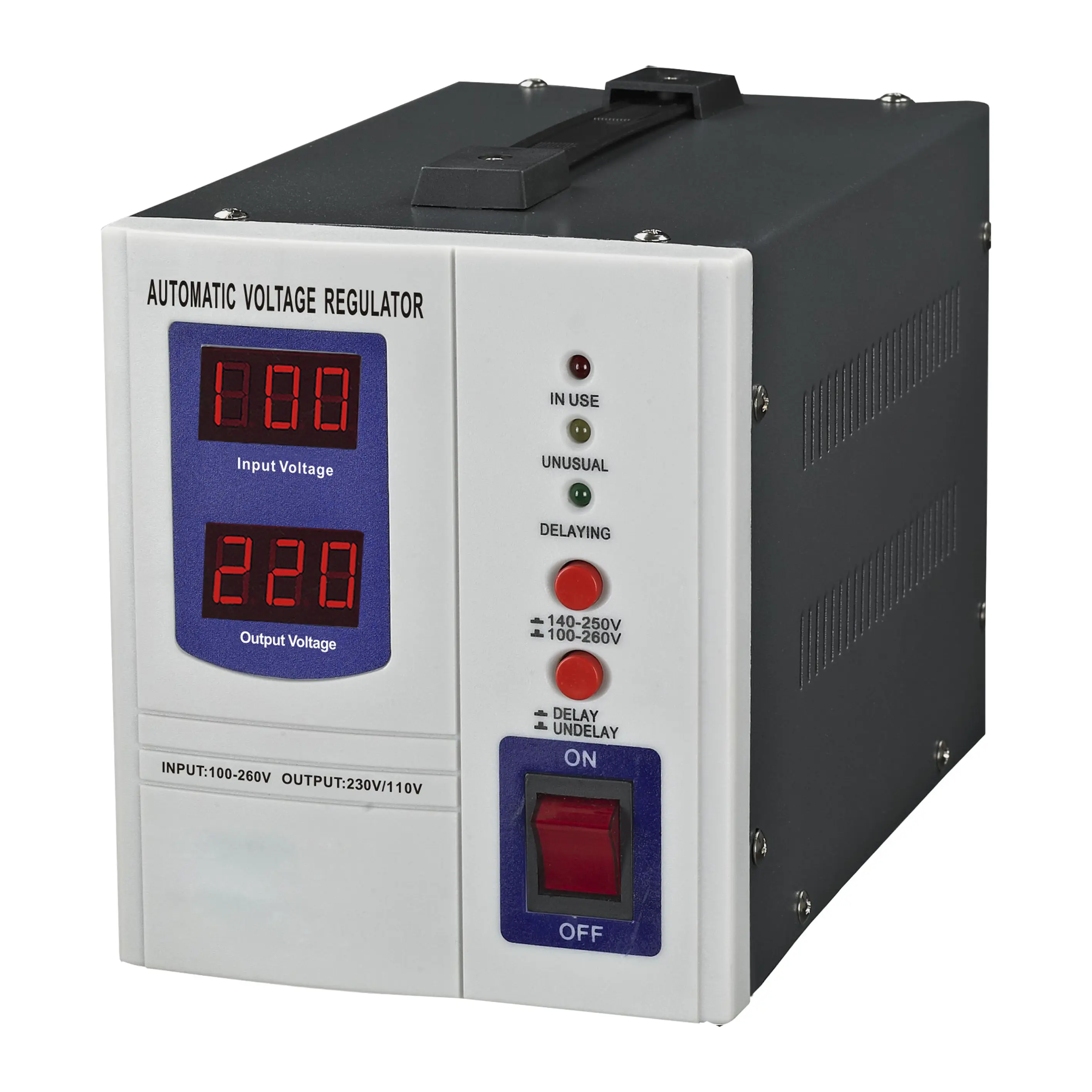 Single Phase Stabilizer Avr Brushless Smart Voltage Optimiser 1000Kva 2000Kva TV Voltage Regulator