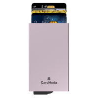 Rfid bloquant l'éjection automatique du porte-carte de crédit portefeuille mode Anti Scanner étui Pop up aluminium NFC Slim Cardhoda
