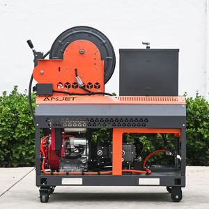 Desatascador de Drenaje AMJET de 4350 psi y 4 gpm, 300 bar, <span class=keywords><strong>Manguera</strong></span> de 50 Metros <span class=keywords><strong>para</strong></span> Limpieza de Alcantarillado y Desatasco de Drenajes Comunitarios. - Product Image 4