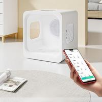 Séchoir automatique pour animaux de compagnie, pour chats et petits chiens, séchoir à poils pour chien ultra silencieux, capacité de 72 L avec contrôle intelligent de la température