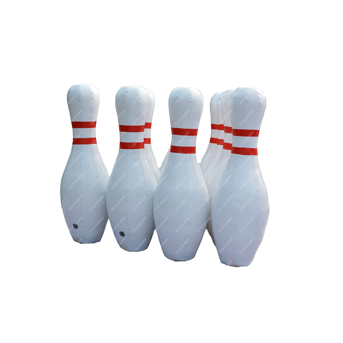 Gigante gonfiabile bowling set di gioco gonfiabile bowling pins per i bambini giocano