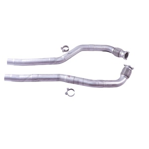 Compatible avec Porsche Macan <span class=keywords><strong>S</strong></span> Turbo 3.0T 3.6T <span class=keywords><strong>B5</strong></span> Catback 304SUS 2013-2017, système d'échappement haute performance à sortie droite avant. - Product Image 3