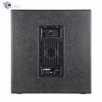 Module d'amplificateur professionnel avec un seul haut-parleur de 18 pouces, caisson de basses actif pour les performances sur scène DJ
