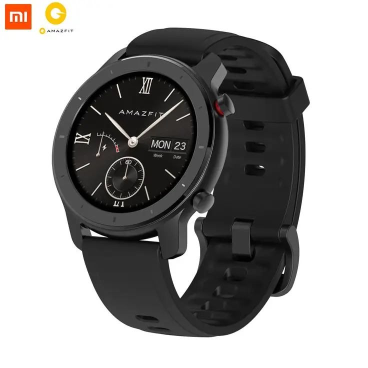 Global Version huami Amazfit GTR 42mm Smart Watch 1.2 Inch AMOLED Display 5ATM Waterproof for Android IOS Sports Watch