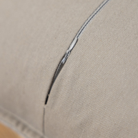 Housse de coussin décorative moderne pour chambre à coucher, luxueuse et douce, avec passepoil, pour salon intérieur, en chenille tissée unie, 20x20 pouces
