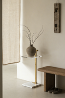 Table d'appoint/table basse moderne minimaliste en acrylique avec support en métal, forme carrée, facile à nettoyer, pour chambre à coucher, salon, hôtel, durable