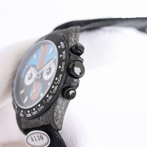 Reloj Mecánico Automático Cronógrafo de Carreras de Fibra de Carbono para Hombre de Alta Calidad, Estilo Deportivo, Esfera Multifunción, Bisel con Tacómetro - Product Image 4