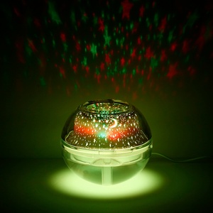 Romantic Starry Sky Lamp Humidifier 500ml <b>Projection</b> LED Ultrasonic Cool Mist Humidifier with Crystal <b>Light</b> for Sleeping - Product Image 6