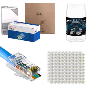 RJ45 kết nối EZ đi qua Modular cắm CAT5E 8P8C dễ dàng để chủ đề dây - Product Image 5