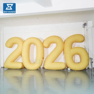 Modello Gonfiabile di Lettere e Numeri con Luci LED, Palloncini Alfabetici per Decorazioni di Palcoscenici, Feste e Pubblicità all'Aperto - Product Image 3