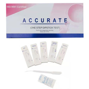 Kit de Prueba Rápida Portátil de Cuatro Elementos para VIH, Sífilis, <span class=keywords><strong>Hepatitis</strong></span> <span class=keywords><strong>B</strong></span> y <span class=keywords><strong>Hepatitis</strong></span> C - Tiras de Autoprueba Manual para Sangre Completa - Product Image 2