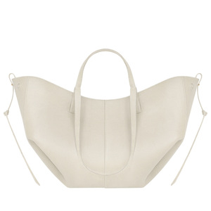 Polene Underarm Pleated Tote Bag Solid Color Fold Design Women's Leisure Travel Handbag Spring 2025 - Product Image 4