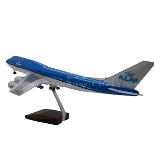 Modèle d'avion pour cadeau, échelle 1:150, avions 747 <span class=keywords><strong>KLM</strong></span>, modèle Boeing de 47 cm - Product Image 1